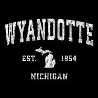 Wyandotte Michigan Mi Vintage Sports Hoodie