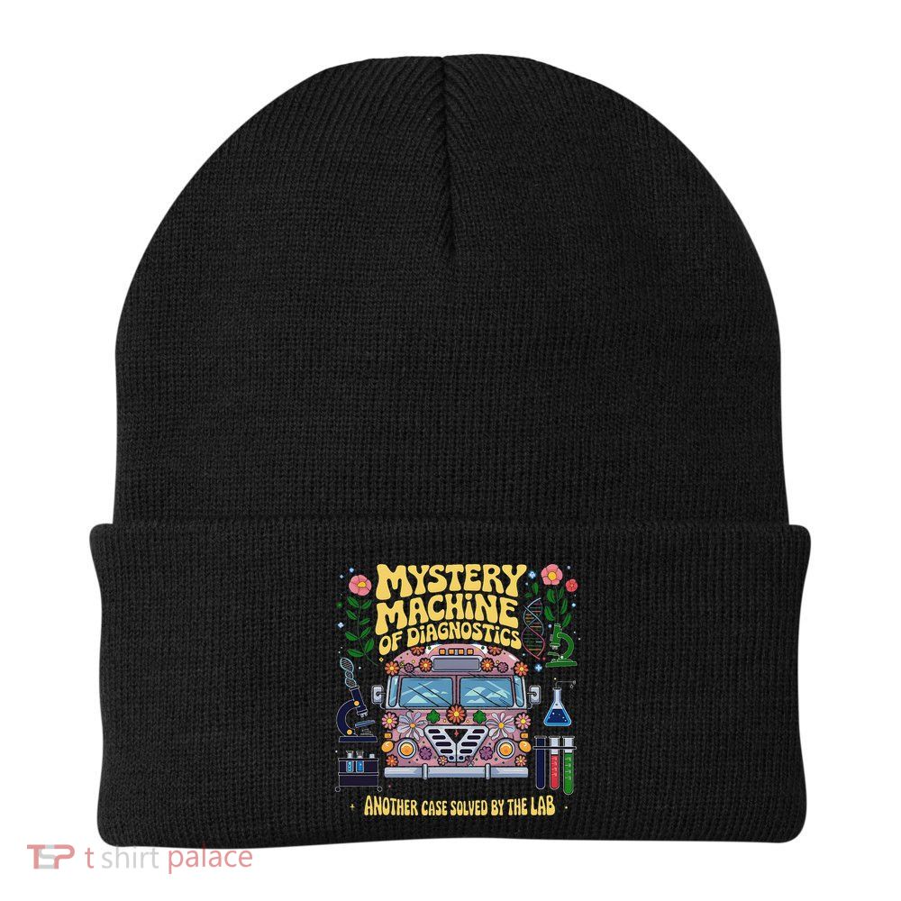 Women Mystery Machine Of Diagnostics Lab Tech Lab Week 2025 Gift Knit Cap Winter Beanie