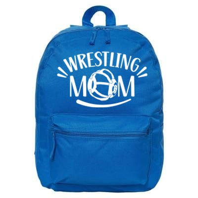 Wrestling Mom Martial Arts Wrestle Hobby Wrestler Gift 16 in Basic Backpack