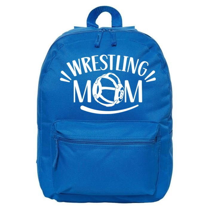 Wrestling Mom Martial Arts Wrestle Hobby Wrestler Gift 16 in Basic Backpack