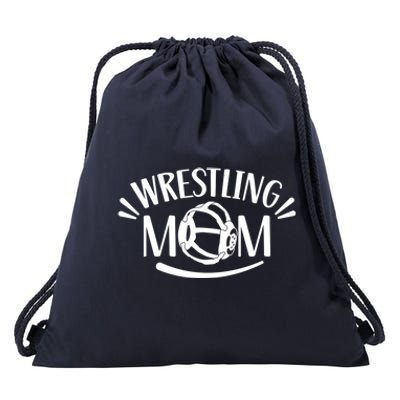 Wrestling Mom Martial Arts Wrestle Hobby Wrestler Gift Drawstring Bag