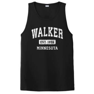 Walker Minnesota Mn Vintage Athletic Sports PosiCharge Competitor Tank