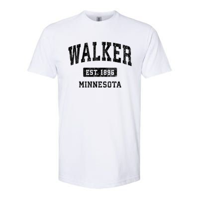 Walker Minnesota Mn Vintage Athletic Sports Softstyle® CVC T-Shirt