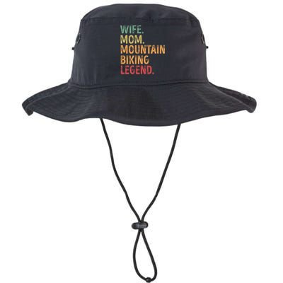 Wife Mom Mountain Biking Legend Cool Gift Bucket Hat