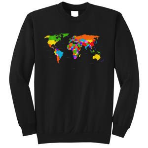 World Map Map Of The World Sweatshirt