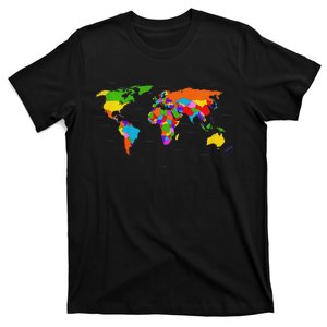 World Map Map Of The World T-Shirt