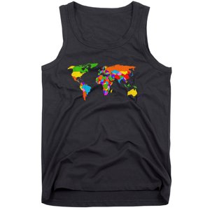 World Map Map Of The World Tank Top