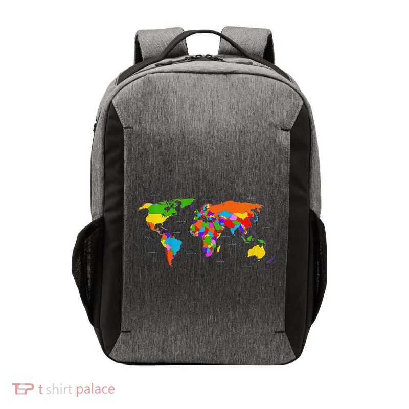 World Map Map Of The World Vector Backpack