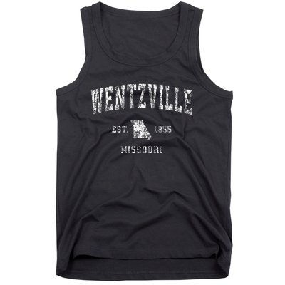 Wentzville Missouri Mo Vintage Athletic Sports Design Tank Top