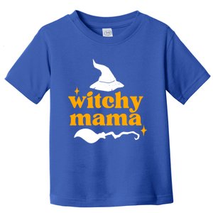 Witchy Mama Mom Funny Halloween I Am With The Witch Great Gift Toddler T-Shirt