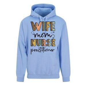 Wife Mom Nurse Practitioner Np Nurse Practitioners Great Gift Unisex Surf Hoodie