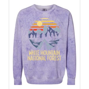 White Mountain National Forest New Hampshire And Maine Camping Cool Gift Colorblast Crewneck Sweatshirt