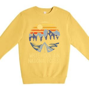 White Mountain National Forest New Hampshire And Maine Camping Cool Gift Premium Crewneck Sweatshirt