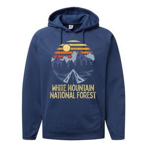 White Mountain National Forest New Hampshire And Maine Camping Cool Gift Performance Fleece Hoodie