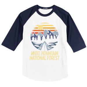 White Mountain National Forest New Hampshire And Maine Camping Cool Gift Baseball Sleeve Shirt