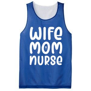 Wife Mom Nurse Doctor Hospital Medical Quotes Gift Mesh Reversible Basketball Jersey Tank