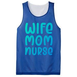 Wife Mom Nurse Doctor Hospital Medical Quotes Gift Mesh Reversible Basketball Jersey Tank