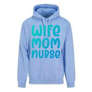 Wife Mom Nurse Doctor Hospital Medical Quotes Gift Unisex Surf Hoodie