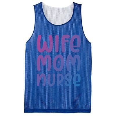 Wife Mom Nurse Doctor Hospital Medical Quotes Gift Mesh Reversible Basketball Jersey Tank