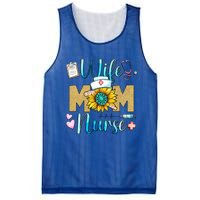 Wife Mom Nurse Graphic Mothers Day Mama New Mom Nurse Gift Mesh Reversible Basketball Jersey Tank