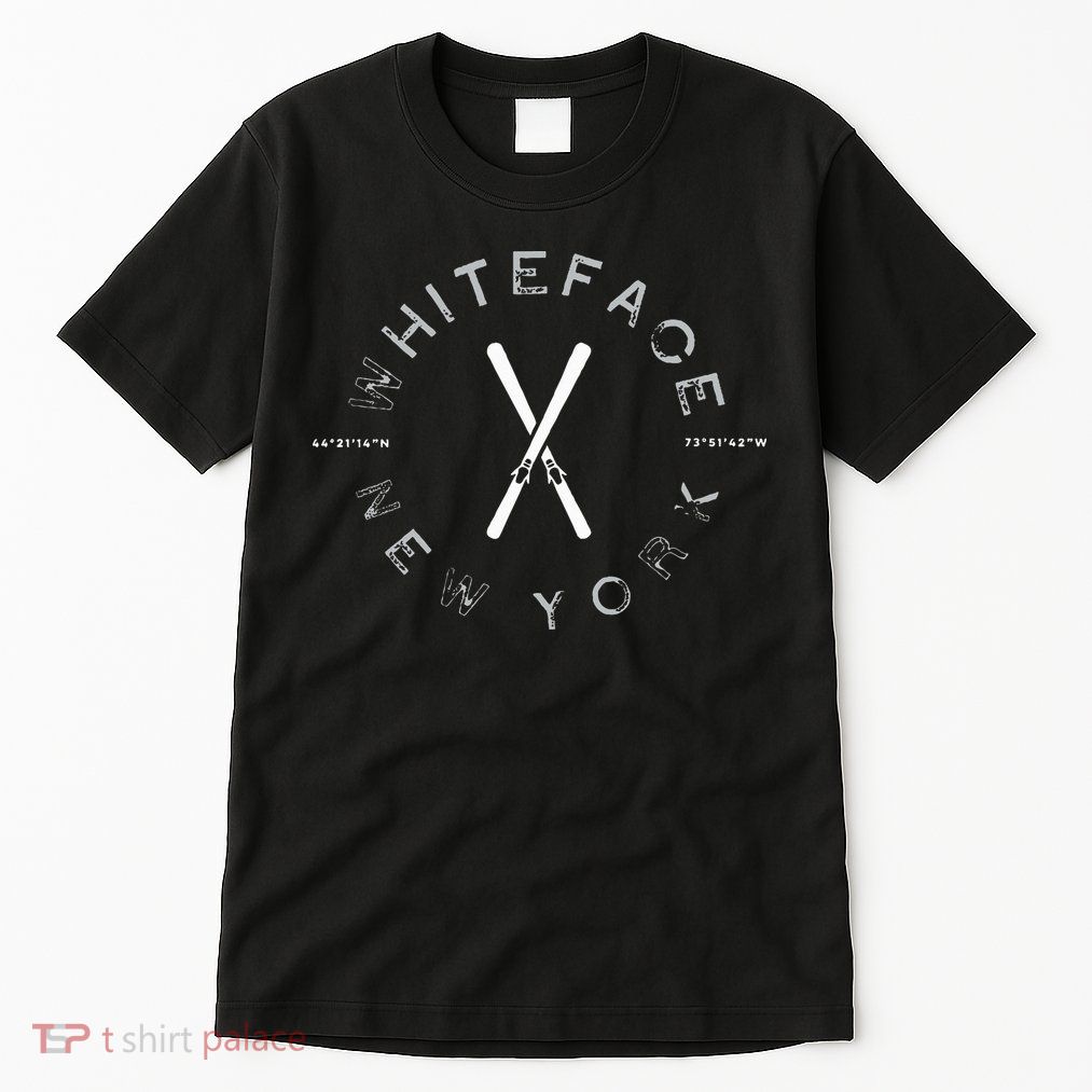 Whiteface Mountain Ny Ski Graphic Vintage Retro Tall T-Shirt