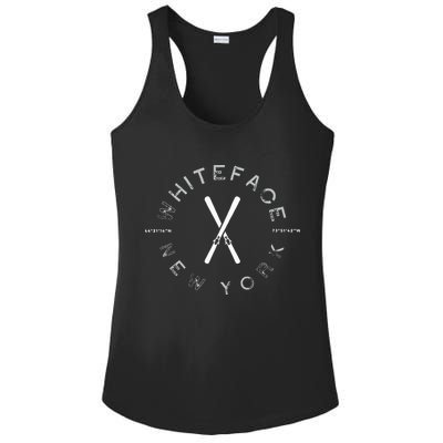 Whiteface Mountain Ny Ski Graphic Vintage Retro Ladies PosiCharge Competitor Racerback Tank