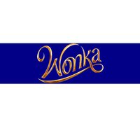 Wonka Movie New Gold Logo  Bumper Sticker