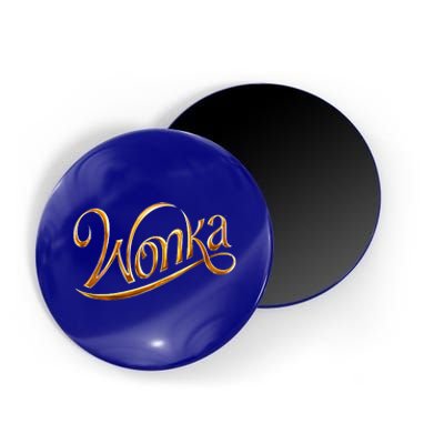 Wonka Movie New Gold Logo  Magnet