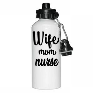 Wife Mom Nurse Gift Aluminum Water Bottle