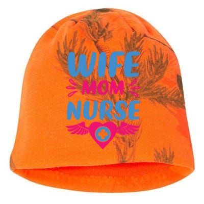 Wife Mom Nurse Nurses Rn Nurse Gift Kati - Camo Knit Beanie