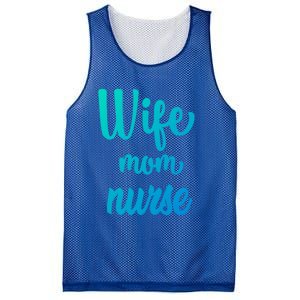 Wife Mom Nurse Gift Mesh Reversible Basketball Jersey Tank