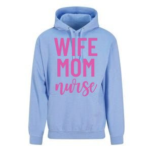 Wife Mom Nurse Cool Gift Unisex Surf Hoodie