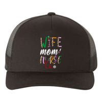 Wife Mom Nurse Cheetah Yupoong Adult 5-Panel Trucker Hat