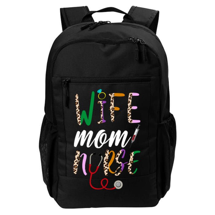 Wife Mom Nurse Cheetah Daily Commute Backpack