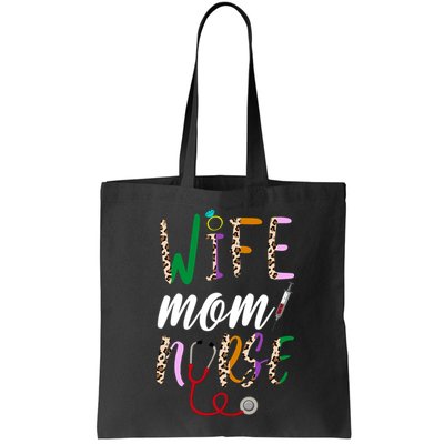 Wife Mom Nurse Cheetah Bag