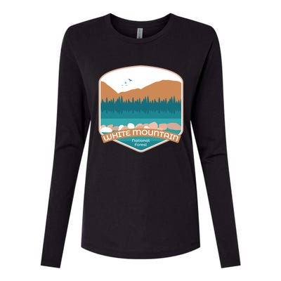 White Mountain National Forest Gift Womens Cotton Relaxed Long Sleeve T-Shirt