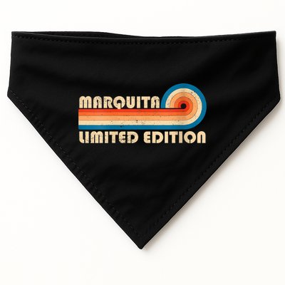Womens MARQUITA Name Personalized Funny Retro Vintage Birthday USA-Made Doggie Bandana