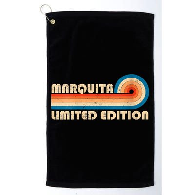 Womens MARQUITA Name Personalized Funny Retro Vintage Birthday Golf Towel