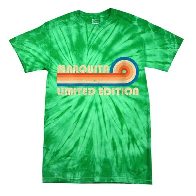 Womens MARQUITA Name Personalized Funny Retro Vintage Birthday Tie-Dye T-Shirt