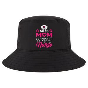 Wife Mom Nurse Funny T Cool Comfort Performance Bucket Hat