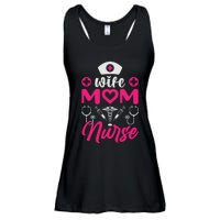 Wife Mom Nurse Funny T Ladies Essential Flowy Tank