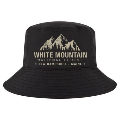 White Mountain National Forest New Hampshire Maine Cool Comfort Performance Bucket Hat