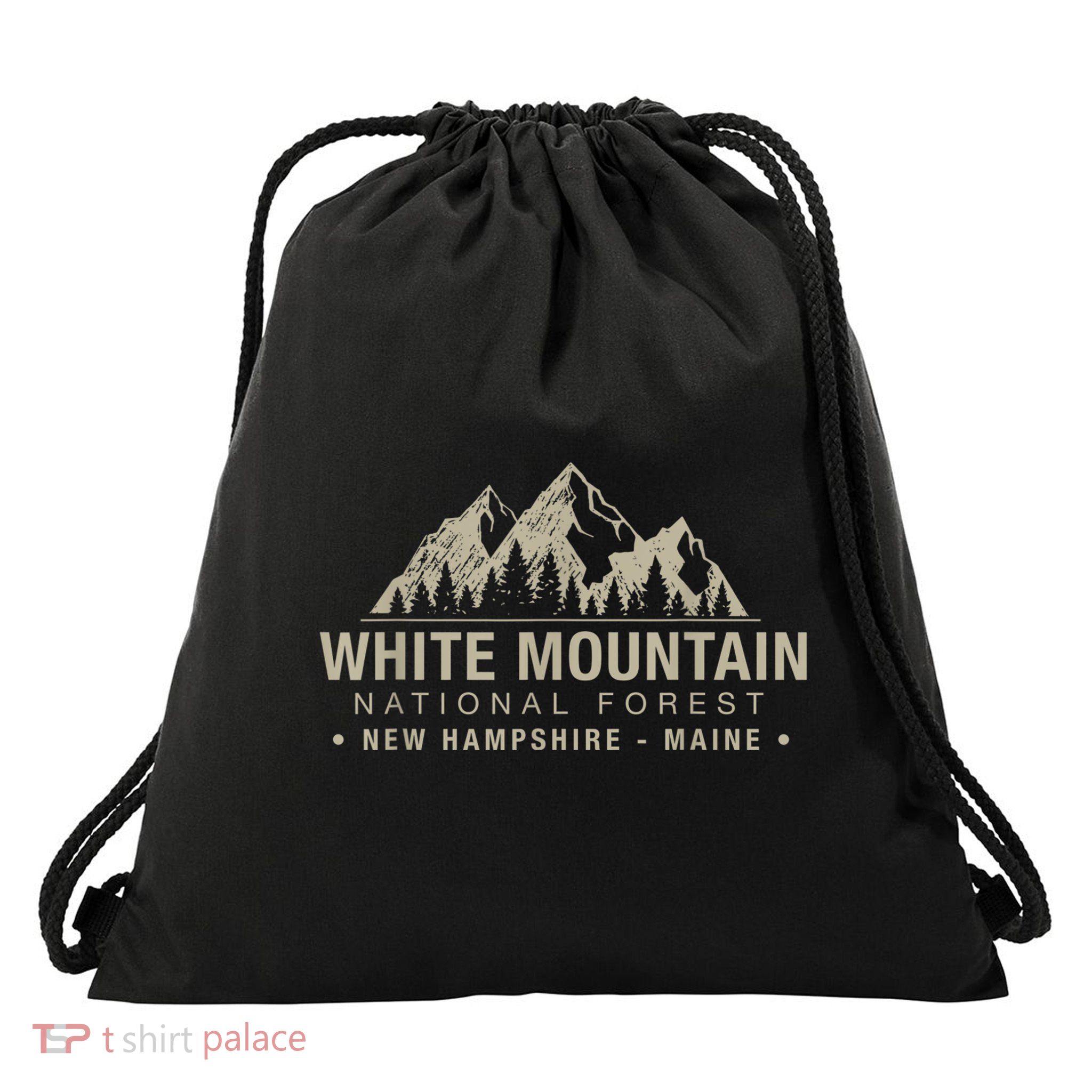 White Mountain National Forest New Hampshire Maine Drawstring Bag