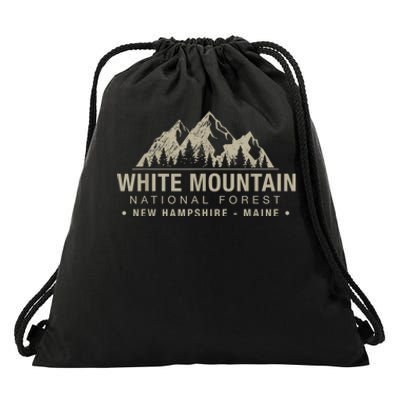 White Mountain National Forest New Hampshire Maine Drawstring Bag