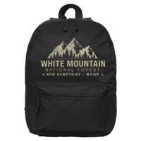 White Mountain National Forest New Hampshire Maine 16 in Basic Backpack