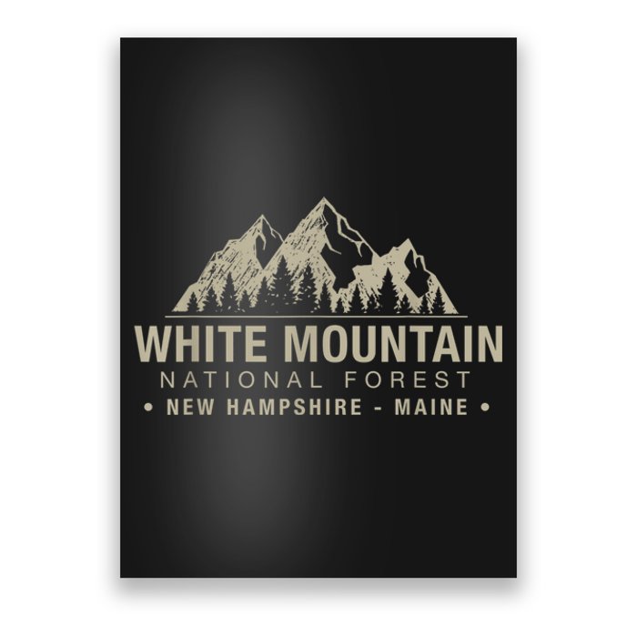 White Mountain National Forest New Hampshire Maine Poster