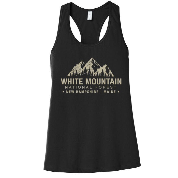 White Mountain National Forest New Hampshire Maine Women's Racerback Tank