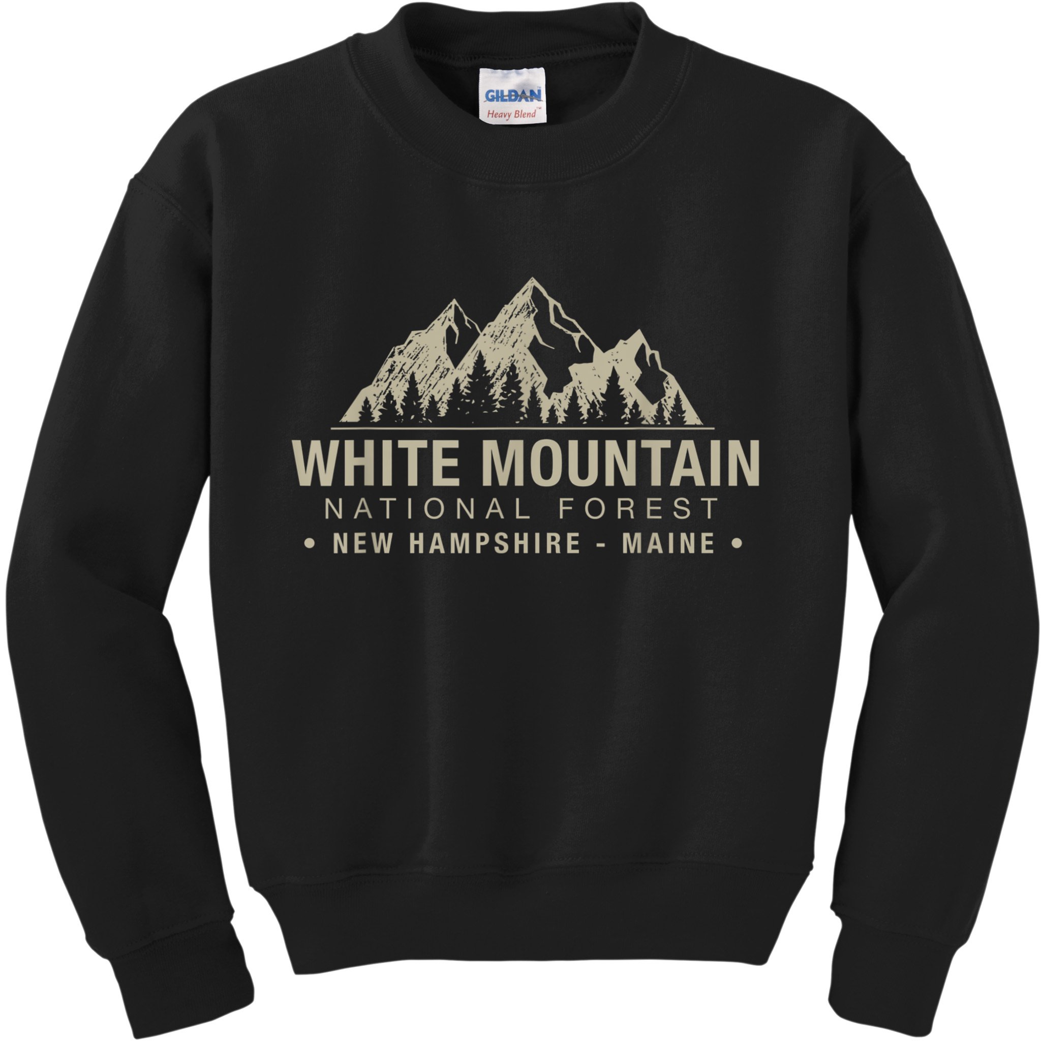White Mountain National Forest New Hampshire Maine Kids Sweatshirt