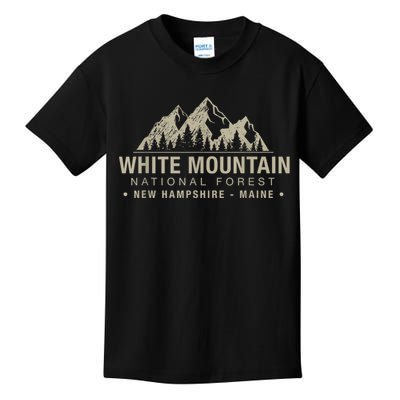 White Mountain National Forest New Hampshire Maine Kids T-Shirt