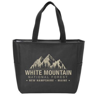 White Mountain National Forest New Hampshire Maine Zip Tote Bag